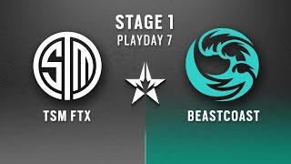 TSM FTX vs Beastcoast // North American League 2022 - Stage 1 - Playday #7