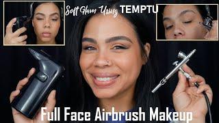 Full Face Airbrush Makeup Using Temptu - Soft Glam Look| IHeartAirbrush