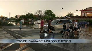 Powerful storm knocks out power across Tucson