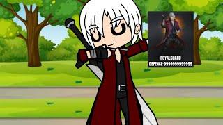 when dante use royal guard dmc 3 gacha club