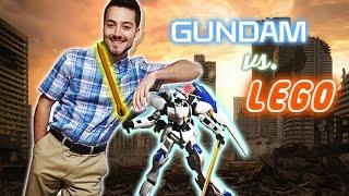 Gundam VS Lego | First Time Building A Gundam Model Kit