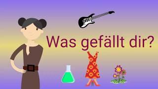 Learn German| Was gefällt dir? Mir gefällt - Mir gefallen| Super Deutsch