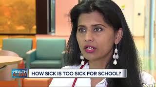 How sick is too sick to send a child to school?