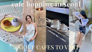 cafe hopping in seoul  the unique cafes of korea | KOREA VLOG [ENG/한글]