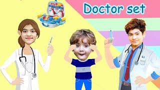 PLAY with Doctor Set .. | #Playhouse #fun #moonvines  | MoonVines