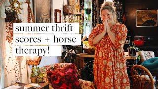 Summer Tales: thrifting, decorating, and horse therapy (story 79)