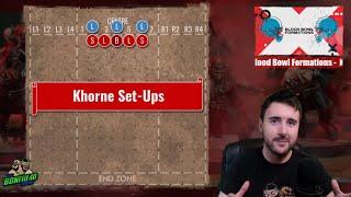 Khorne Set-Up Formations for Blood Bowl - Blood Bowl 2020 (Bonehead Podcast)