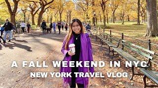 NYC VLOG | Fall Weekend in New York City | Times Square, Central Park, 9/11 Museum