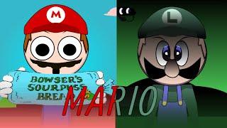 Sprunki Concept: Mario and Weegee.