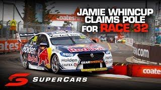 Jamie Whincup claims pole for Race 32 at Newcastle 500 | Supercars Championship 2019