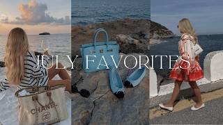 July Favorites🩵: New Summer Dresses, Skin Care & Hair Routine, Most Used Luxury Bags & Home Stuff!