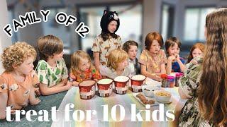 TREAT FOR MY 10 KIDS | Family of 12 w/ Twins + Triplets