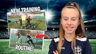 LILLY'S NEW FOOTBALL TRAINING ROUTINE!! *ONE TO ONE*