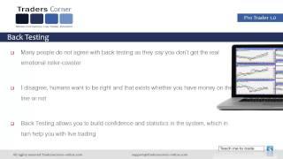 Back Testing Forex Strategies - Traders Corner