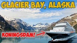 AWESOME VIEWS OF GLACIER BAY NATIONAL PARK! Cruise Holland America Koningsdam #alaskacruise #alaska