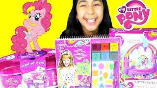 My Little Pony DIY Stamp Art Studio Glitter Globe Design Pony Apparel MLP Toys!B2cutecupcakes