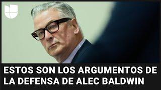 Defensa de Alec Baldwin pide desestimar el cargo de homicidio involuntario por falta de evidencia