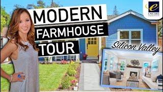 MODERN FARMHOUSE STAGED HOME TOUR | Bay Area Real Estate 2020 | Home Staging before & after