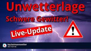 Live-Update: Gewitter und Unwetter - was passiert am Dienstag?