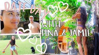 DATE DAY WITH JAMIE O'BRIEN & TINA COHEN! (a true DAY IN THE LIFE!!)