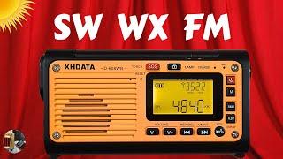 XHDATA D-608WB AM FM WX BT MP3 Shortwave Radio Daytime SW WX FM Chicago Area
