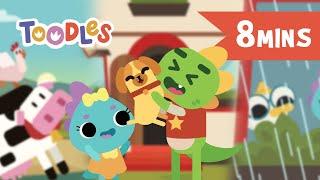 Old MacDonald + Nursery Rhymes - Dinosaurs - Toodles Kids TV - Nursery and Kids Songs