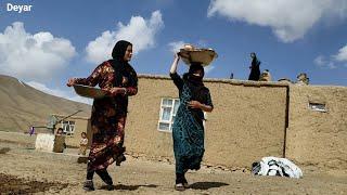 Afghanistan Village life Bamyan Central Afghanistan