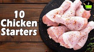 10 Chicken Starter Recipes | Non Veg Starters Recipes