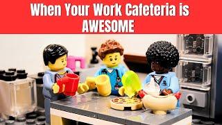 When Your Work Cafeteria is AWESOME | LEGO Stop Motion