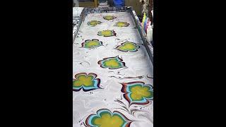 LIVE Session Marbling Silk Scarves with the Ancient Art of Ebru Painting on Water | Therapeutic Art