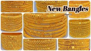 Gold Bangles Designs | Part 3 | Daily Use Bangles Designs in Gold | Bangles Design Gold Latest