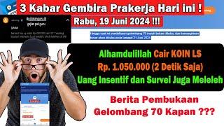 3 KABAR GEMBIRA PRAKERJA HARI INI !!! ADAKAH INFO PEMBUKAAN GELOMBANG 70 ?