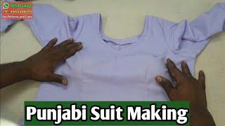 Punjabi Suit Cutting and Stitching With Detailed Information