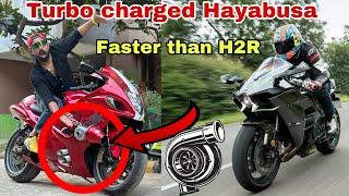 INDIA’s First Turbo Charged Hayabusa Top Speed 410 -  FASTER THAN KAWASAKI H2R 