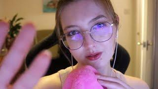ASMR Sleepy Towel Sounds Mouth Sounds, Gentle Whispers & Visuals