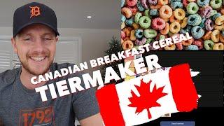 Canadian Breakfast Cereal Tiermaker