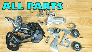 Easy Explanation Of The Rear Derailleur Parts. What Is The Rear Mech Made Of? 4K
