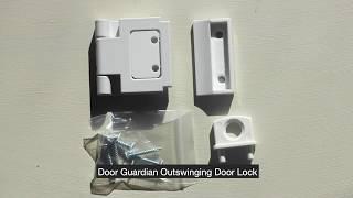 Alzheimer's Store Confounding Door Lock w/ Key | Wandering Prevention for Dementia OUT-SWING