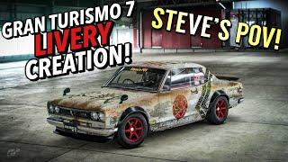 Gran Turismo 7: STEVE'S POV HAKOSUKA LIVERY