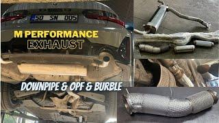 BMW G20 320i M Performance Exhaust Install | OPF Delete | Sport Mode Burble | Downpipe | All Kit