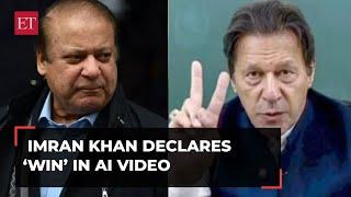 Pakistan Elections 2024: Jailed Imran Khan declares ‘win’ in AI video after Sharif's 'victory' claim