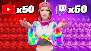 50 Youtube vs 50 Twitch viewers