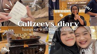 callzeey’s diary #1  - hangout with Cinay & Caca  | Preludia Callista