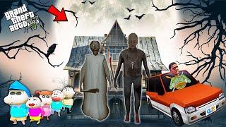 Franklin and his Friends VS Granny and Grandpa For Escape Horror House GTA 5 | GTAV AVENGERS