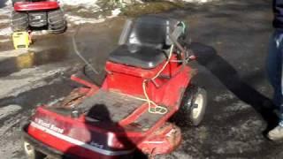 Taking a "spin" on the Wheel Horse zero turn mower