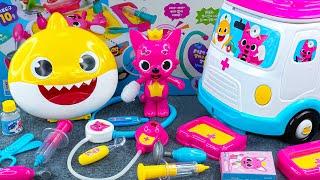 90 Minutes Pinkfong Ambulance Play Set Satisfying ASMR , Doctor Toys Unboxing  Lana Unboxing Toys