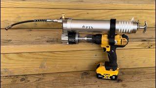 Amazon (PTS) grease gun drill attachment review.