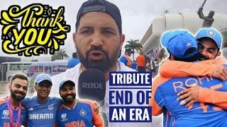 Virat Kohli & Rohit Sharma retire : A tribute | Rahul Dravid the wall finish the job on high