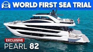 DRIVING Pearl's £4.8m Mini Superyacht | Pearl 82 Test Drive, Tour & Review