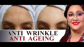 How to remove wrinkle on face & forehead |Anti ageing Tips | Anjali Ganguly